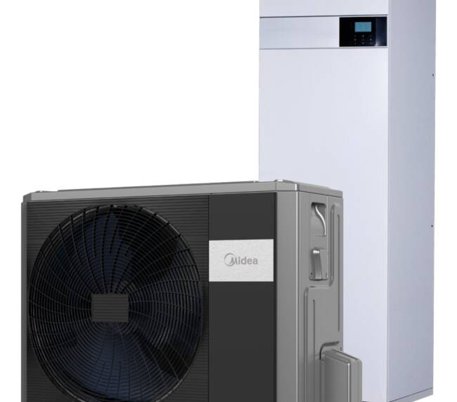 Midea M Thermal Arctic õhk-vesi soojuspump koos 190 l tarbeveeboileriga